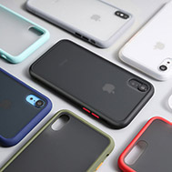 เคส-iPhone-XS-MAX-รุ่น-เคสกันกระแทกไฮบริด-ผิวแมทของแท้-ขอบนิ่ม-เปลี่ยนสีปุ่มสลับกันได้
