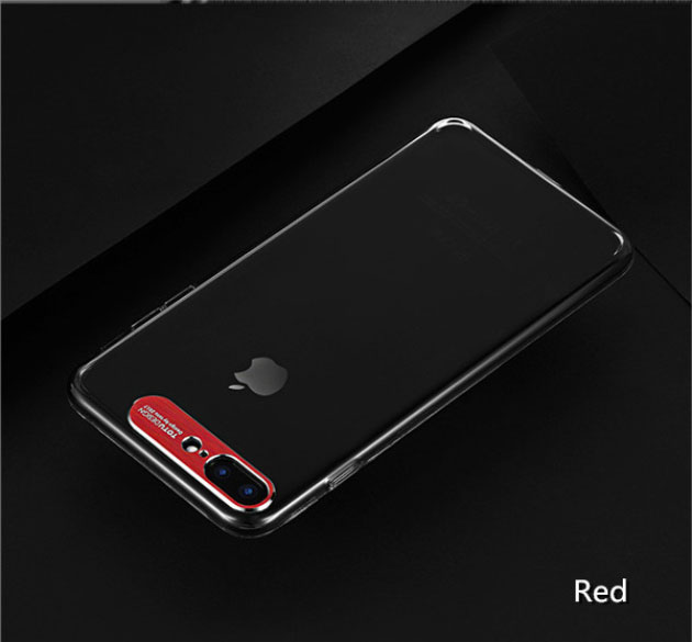 215036 เคส iPhone 7 ขอบเลนส์สี แดง
