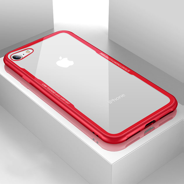 258014 เคส iPhone 7 ขอบสีแดง
